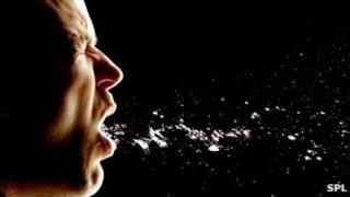 Man sneezing