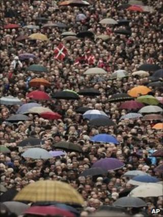 Basque independence march, Bilbao, 19 Feb