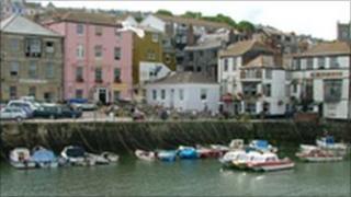 Falmouth's custom house quay