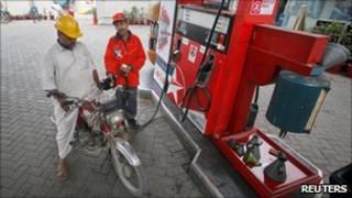 Petrol station in Karachi
