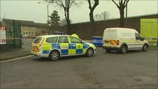 Scene of crime in St Ann's