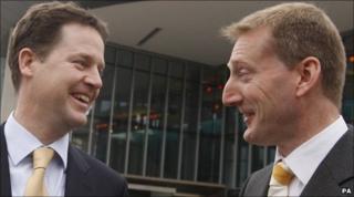 Nick Clegg and Tavish Scott