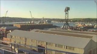 Falmouth shipyard