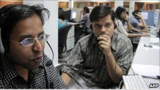 A call centre in India