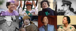 Montage of Col Gaddafi