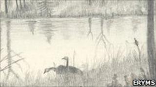 Prisoner's artwork