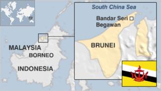 Map of Brunei