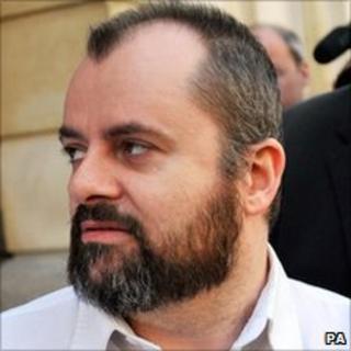 Martin Sugden leaves Bristol Crown Court after he was found not guilty of the murder of Donavan Van Lill