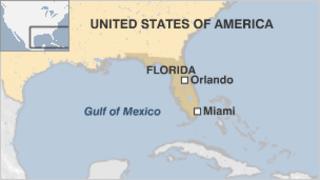 BBC map of Florida