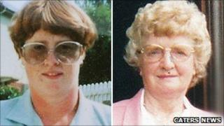 Denise Griffith and Phyllis Hooper Photo: Caters News