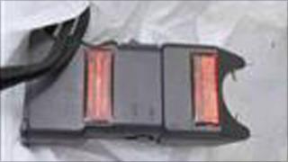 The recovered Taser