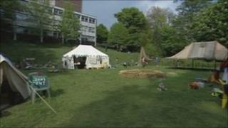Climate camp in Lewes