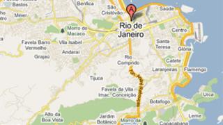 Googlemap of Rio