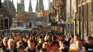 People in Edinburgh