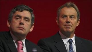 Gordon Brown and Tony Blair