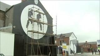Murals east Belfast