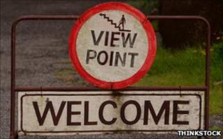 Welcome sign