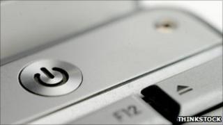 Computer power button