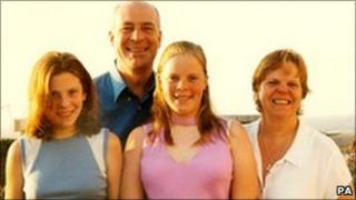 Milly Dowler and her family