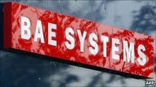 BAE Systems sign