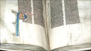 13th Century vellum manuscript