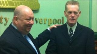 Joe Anderson with Steve Fitzsimmons
