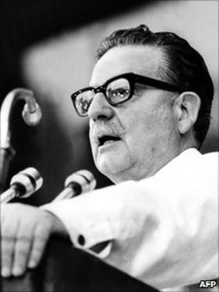 Salvador Allende - file photo from February 1973