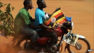 Supporters of Kizza Besigye - 16 February 2011