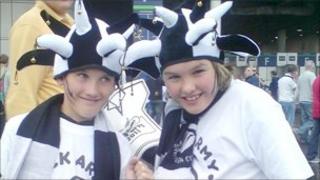 Two Swansea fans