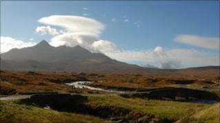 Cuillin hills range, Skye