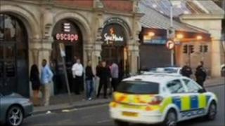 The Escape club after the incident