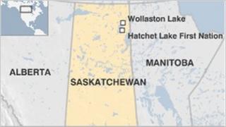 Map of Saskatchewan