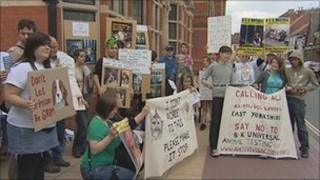 Protesters