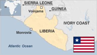 Map of Liberia