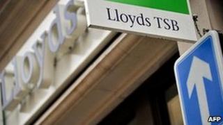 Lloyds bank sign