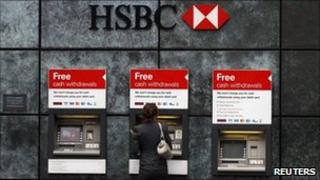 HSBC cash machines