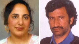 Naziat Khan on left, Zafar Iqbal on right
