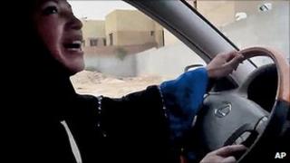 Saudi woman drives car in defiance of public ban. 17 June 2011