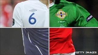 Quarters from four national strips