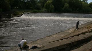 The weir at Shrewsbury