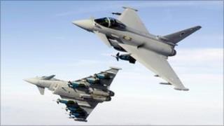 Typhoon fighters