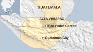 Map of Guatemala