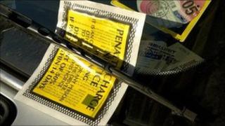 A penalty charge notice