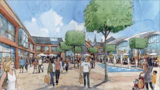 Artist's impression of Wokingham regeneration
