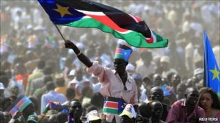 Independence and flag-raising ceremony in Juba, 9 July