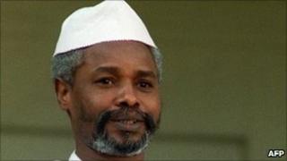 Chad's then President Hissene Habre, in 1989 in Paris