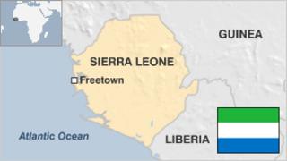 Map of Sierra Leone