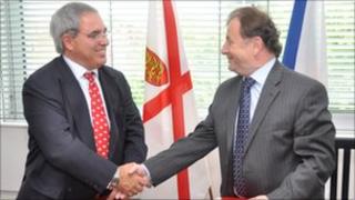 Senator Freddie Cohen and His Excellency Michael Zantovsky, Ambassador of the Czech Republic to the UK