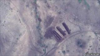 Images of Mass graves in Sudan discovered by George Clooney's Satellite Monitoring Project.