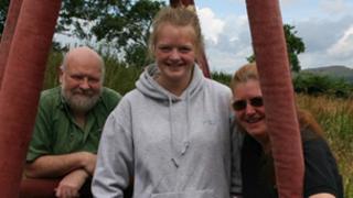 Graham Hallett, Chloe Hallett and Lindsay Muir